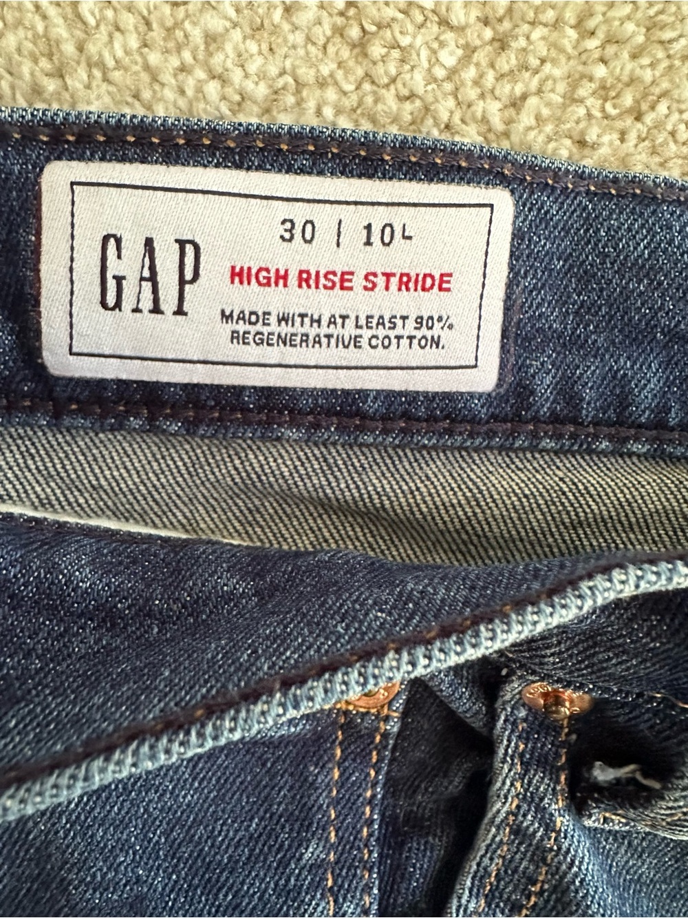 GAP High Rise Stride Jeans - Picture 2 of 5